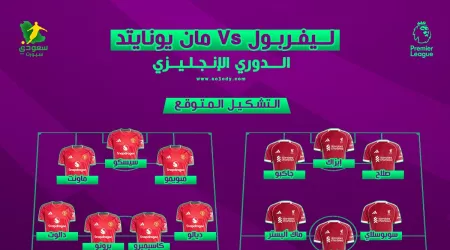 موعد مباراة ليفربول ضد مانشستر يونايتد في الدوري الإنجليزي والقنوات الناقلة   موعد مباراة ليفربول ضد مانشستر يونايتد في الدوري الإنجليزي والقنوات الناقلة